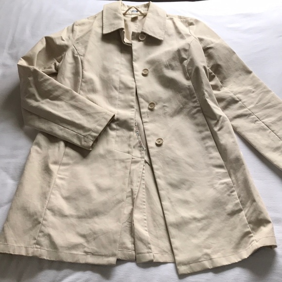 old navy beige coat